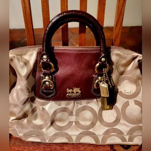 Coach Madison Op Art Sabrina Satchel